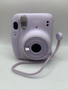 Fujifilm Instax Mini 11 Instant Film Camera Purple Tested & Working